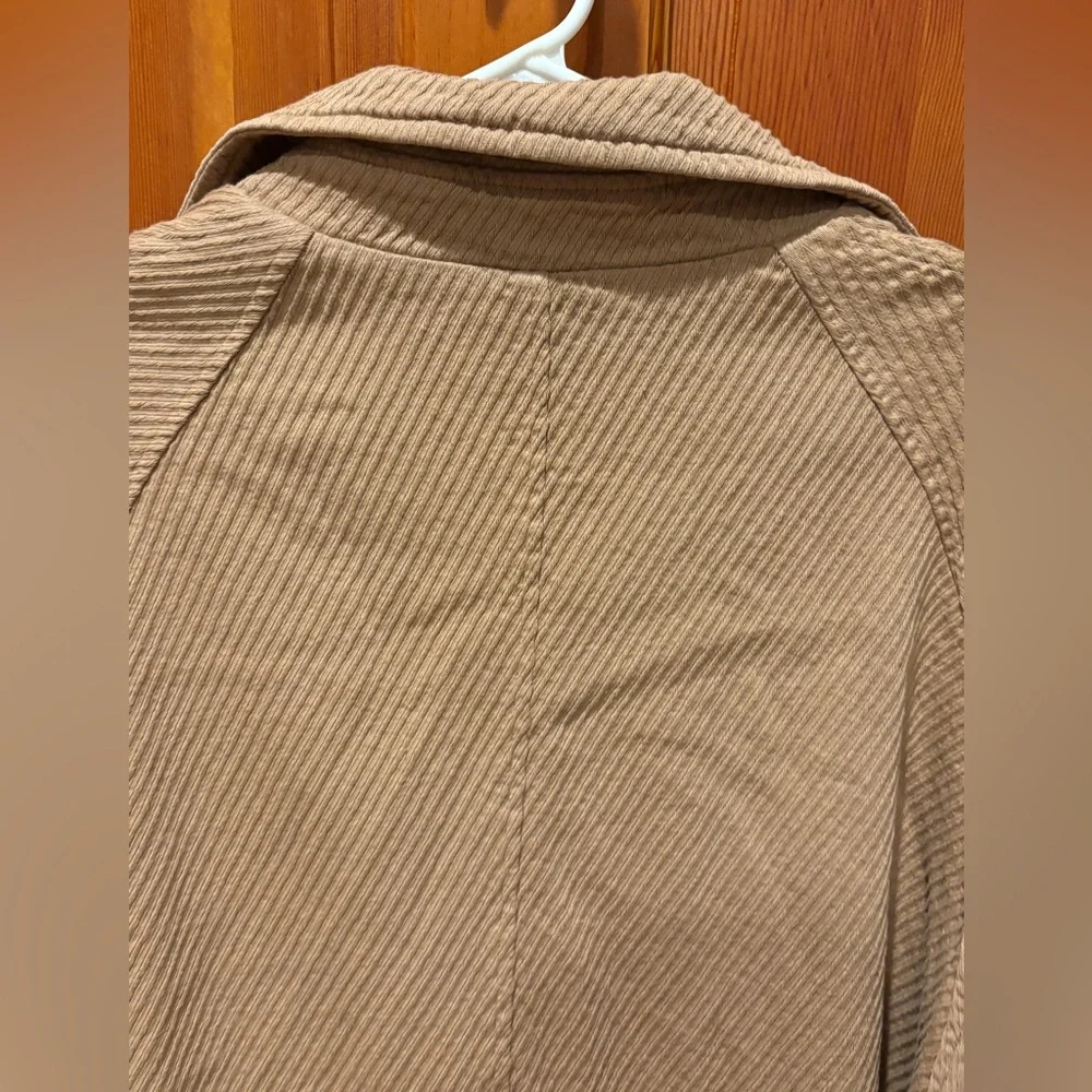 Free People Remi Brown Corduroy Oversized Shirt Jacket - Picture 17 of 17